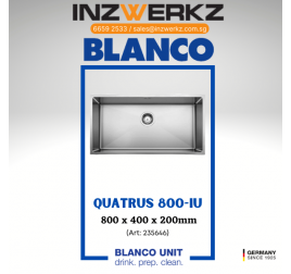 Blanco Quatrus 800-IU Stainless Steel Sink